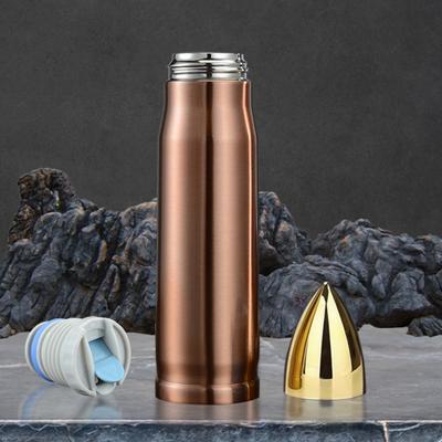 Stainless Steel Insulated Water Bottle Creative Shape Food Grade BPA Free Leak-Resistant Coffee Tumbler