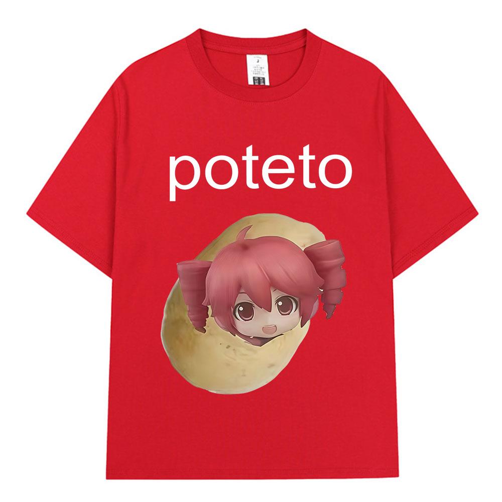 

Kasane Teto T Shirt Funny Cute Unisex Women Clothing Fashion Harajuku Tshirts Summer Cotton Oversized Casual Short Sleeve Tshirt S