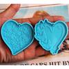 2Pcs Eye Catching Mold for Butterfly Keychain Epoxy Silicone Mold with Hanging Hole for DIY Keycchain Pendant Accessory