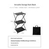 Portable Foldable Aluminum Alloy Storage Rack & Table