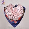 [BYSIFA] China Style Blue White Silk Scarf Cape  New Design Ladies Muslim Head Scarf Printed Fashion Accessories Satin Scarf