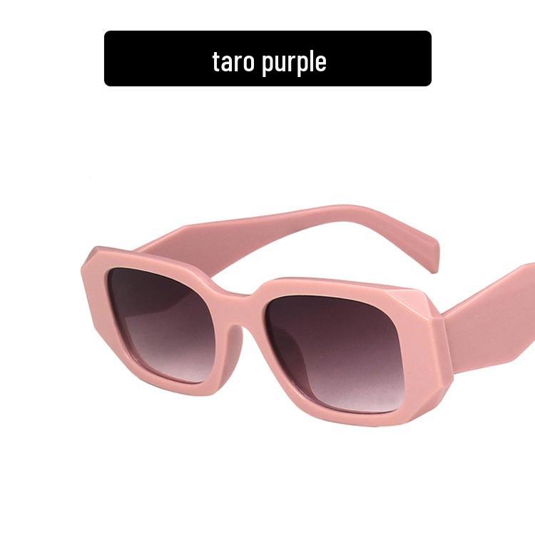 P Family 2021 Women's Irregular Square Sunglasses - Big Face Influencer Style