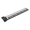 61 Keys Roll Up Piano Portable 16 Tones 6 Demo Songs Support Headphone Sound Output Electronic Hand