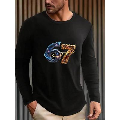 Dragon Balls Slim Fit Long Sleeve Tee, Windproof Cuffs, Solid Dark Gray, Cold Weather Outdoor