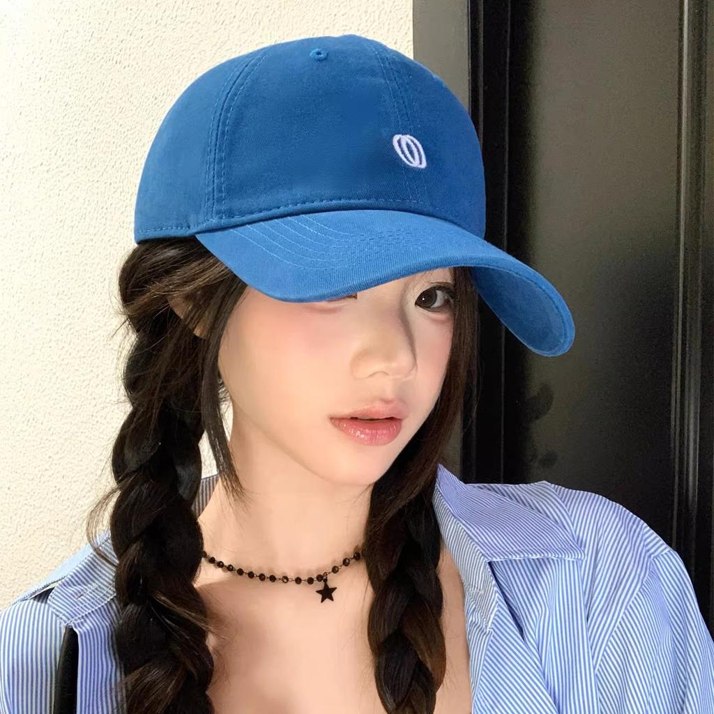 Fashion Hat Plain Artifact Show Face Small Cap Men's and Women's Korean Version Versatile Sunscreen Casual Out of the Street Soft Top Baseball Hat