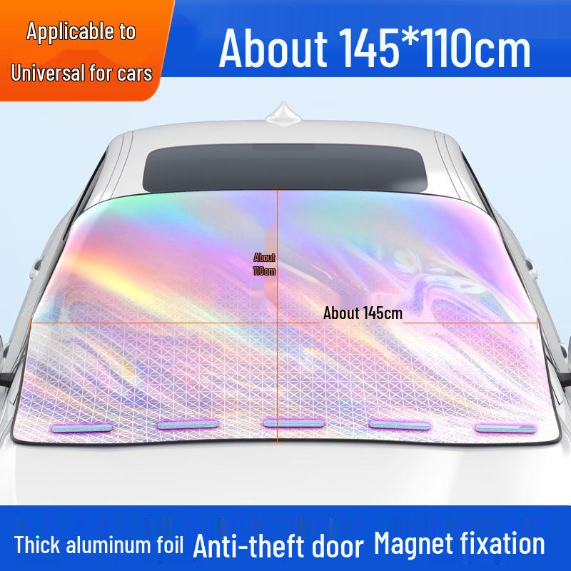 Laser Car Sun Shade Windshield Umbrella: Heat Insulation & Sun Protection