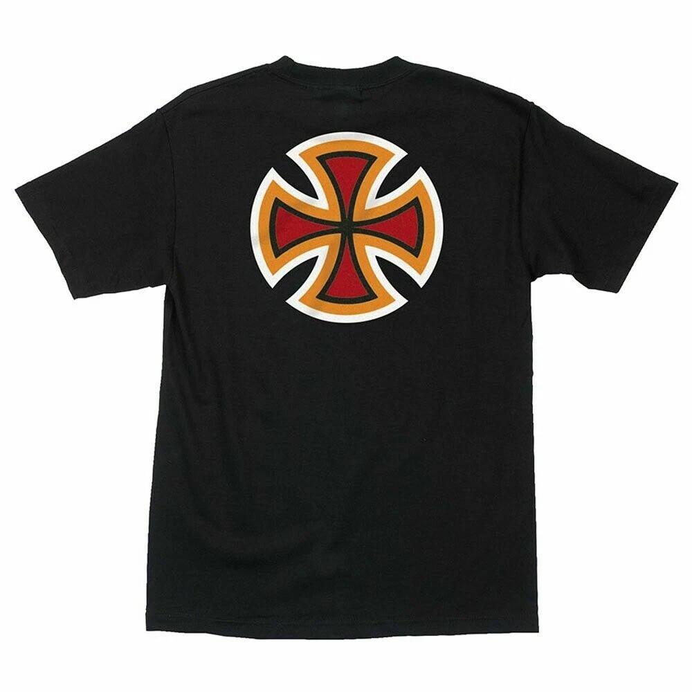 Independent Trucks BC PRIMARY Skateboard T Shirt BLACK w/RED XS