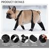 Dog Suspender Boots Reflective & Waterproof – Non-Slip & Dirt-Proof Paw Protectors, Rainy & Snowy Pet Booties with Adjustable Suspenders for