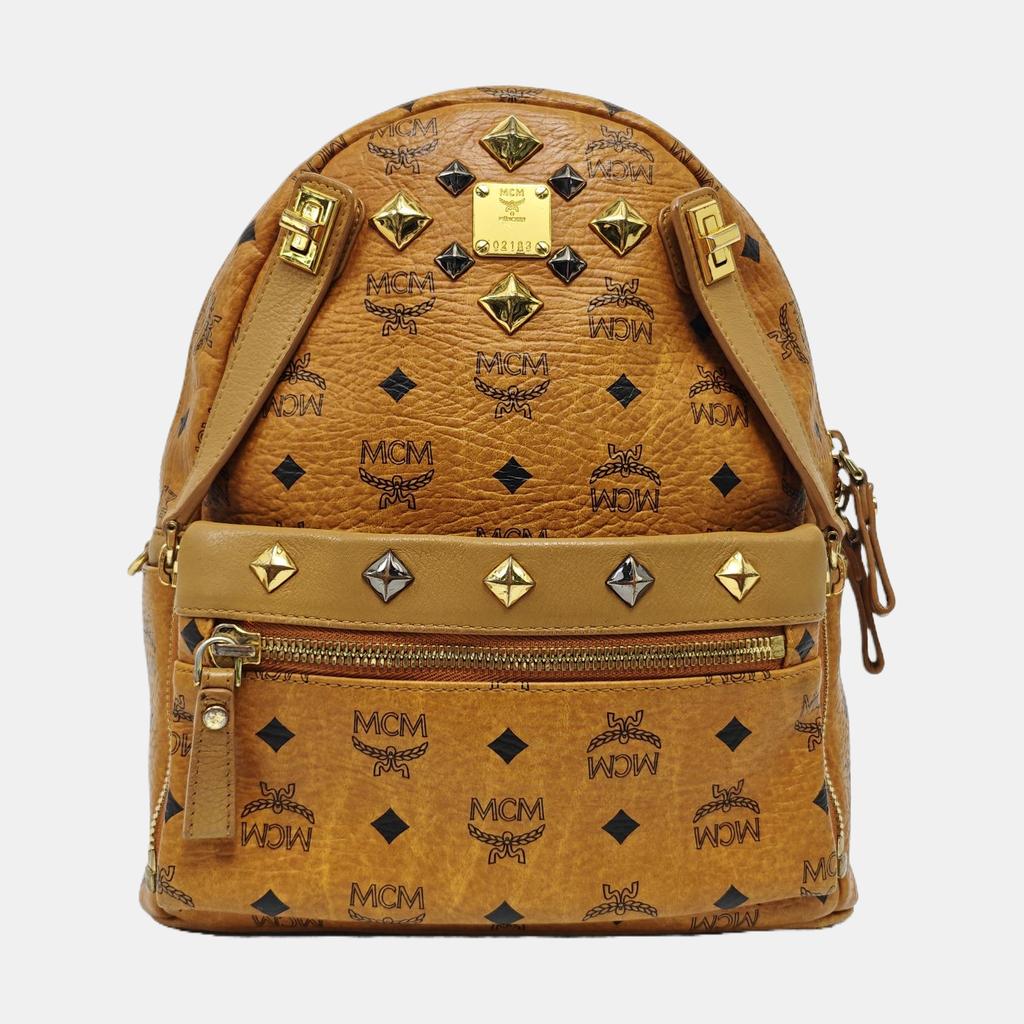 [Pre-Owned] Monogram Side Studded Canvas Backpack Small - Good #BQ7VX5