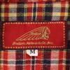 Indian Motorcycle Check Pattern Long Sleeve Western Shirt M Men's Used