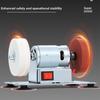 Variable Speed Mini Bench Grinder Sturdy Base Dual Wheel Grinder  Polishing