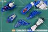 HG Rising Freedom Gundam Modification Detail Up High Quality Metal Parts with Water Transfer Decal 1/144 [item]