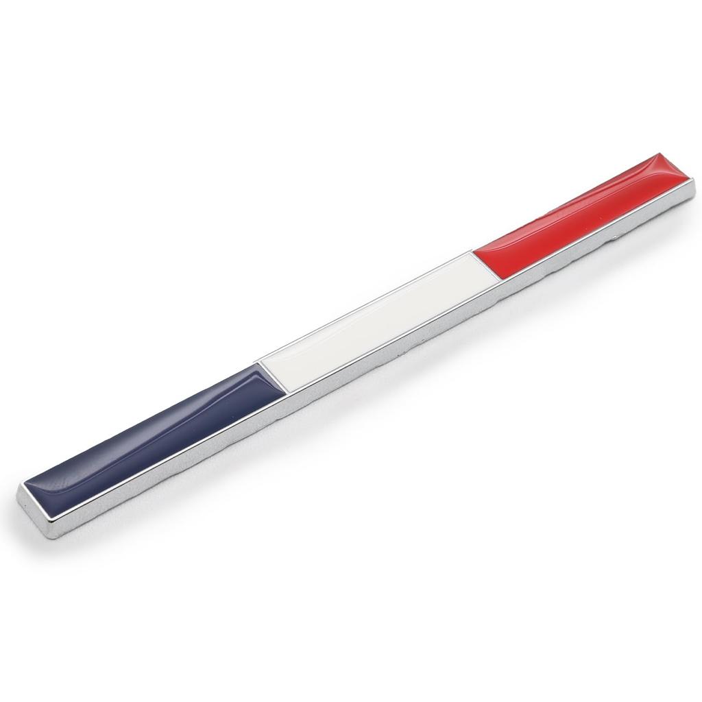 Fabulous Hall Emblem Metal Sticker France National Flag Car Stylish