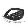 Men's and Women's Casual Waist Bag, Crossbody Bag, Durable and Versatile Frt-Clasp Shoulder Bag