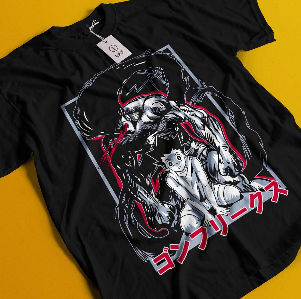 

Gon Shirt Hunter X Hunter T-Shirt HXH Hisoka Tshirt Killua Tee Pitou Kurapika L
