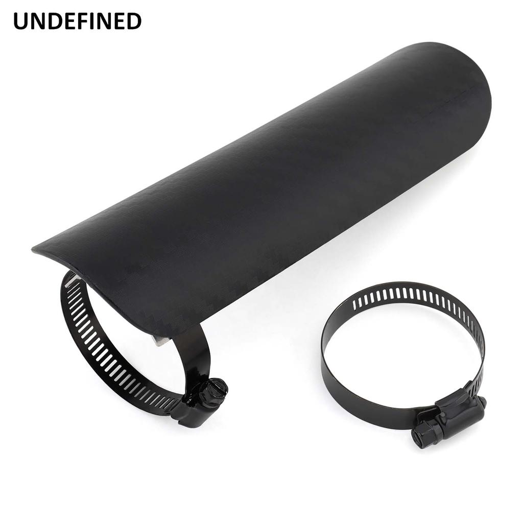 Motorcycle Exhaust Muffler Carbon Fiber Protector Escape Heat Shield Cover Guard Anti-scalding For KAWASAKI Z900 Pit Dirt Bike