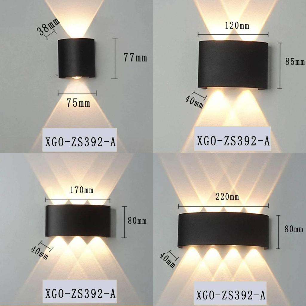 Outdoor Waterproof Wall Light Led Minimalist Wall Lamp For Garden And Patio Decor