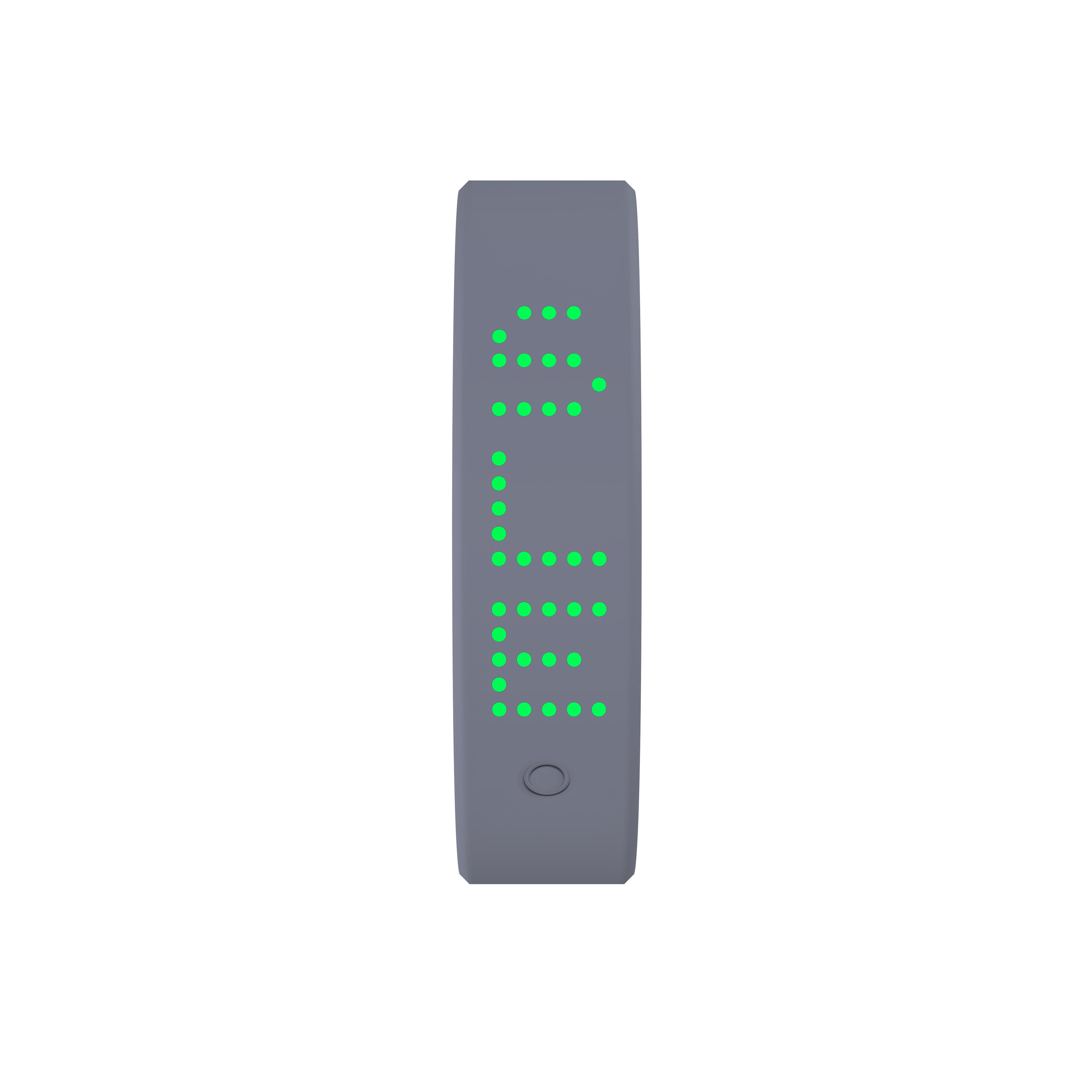 Bluetooth 8 Alarms Clock Vibrating Reminder Led Smart Silicone Alarm Wrist Watch for Men B6