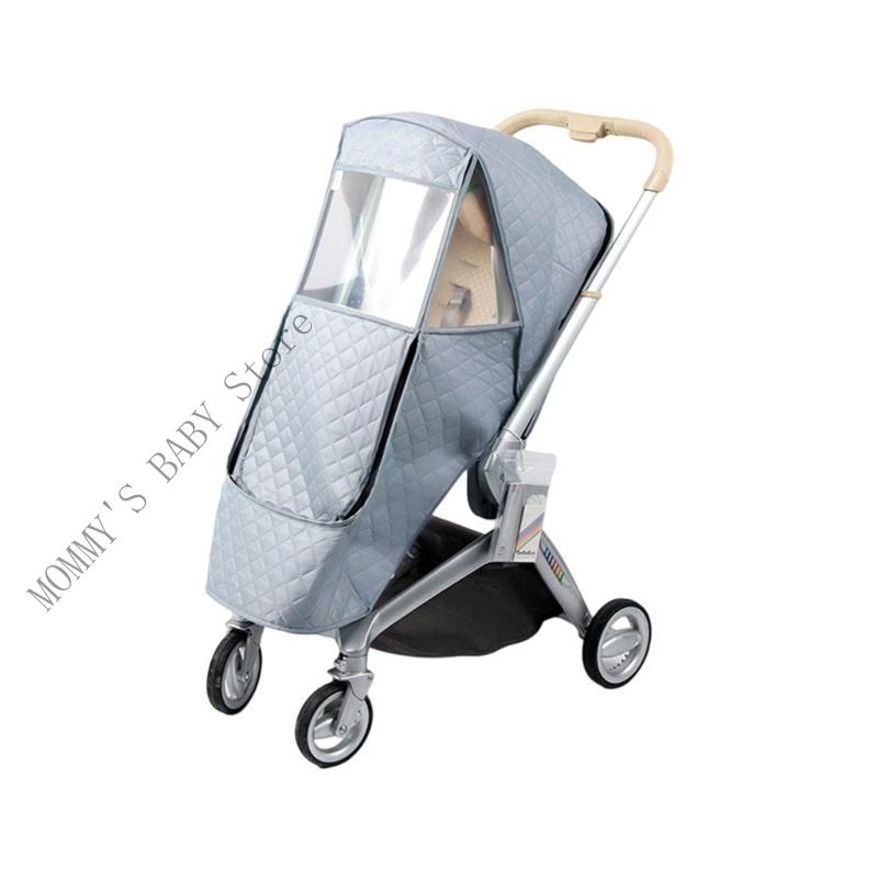 H3CD Easy installs Baby Strollers Weather Protector Rainproof Wind Cover Accessories