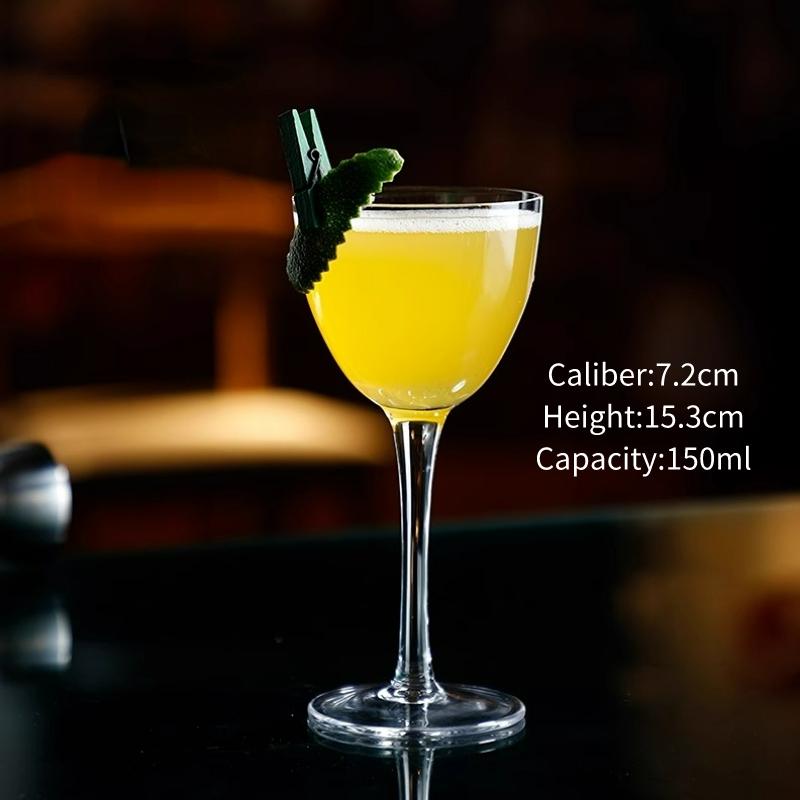 Creative Cocktail Glasses Cups Atmospheric Cocktail Glass Set Goblet Glass Cold Brew Bottle With Tray Bar Kitchen Accessories 150-200ml