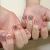 Handmade Wearable Cute Graffiti Nail Art - Short and Stylish for Students