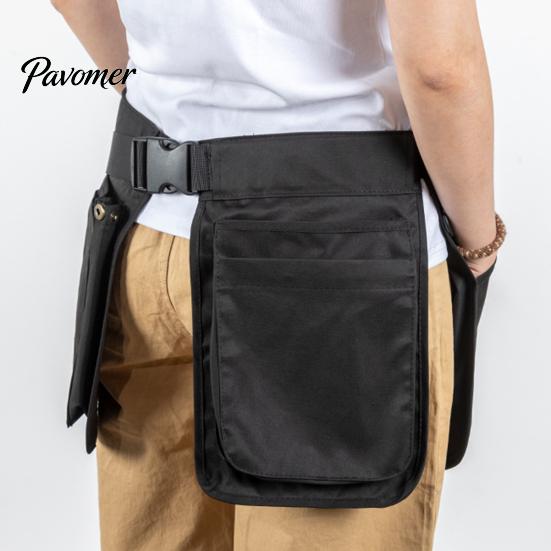 Adjustable Belt Bag Multi-function Waist Apron for Outdoor, Large Capacity Multi-Pocket Waistband Pouch, Fanny Pack Women and Men Athletic Pouch