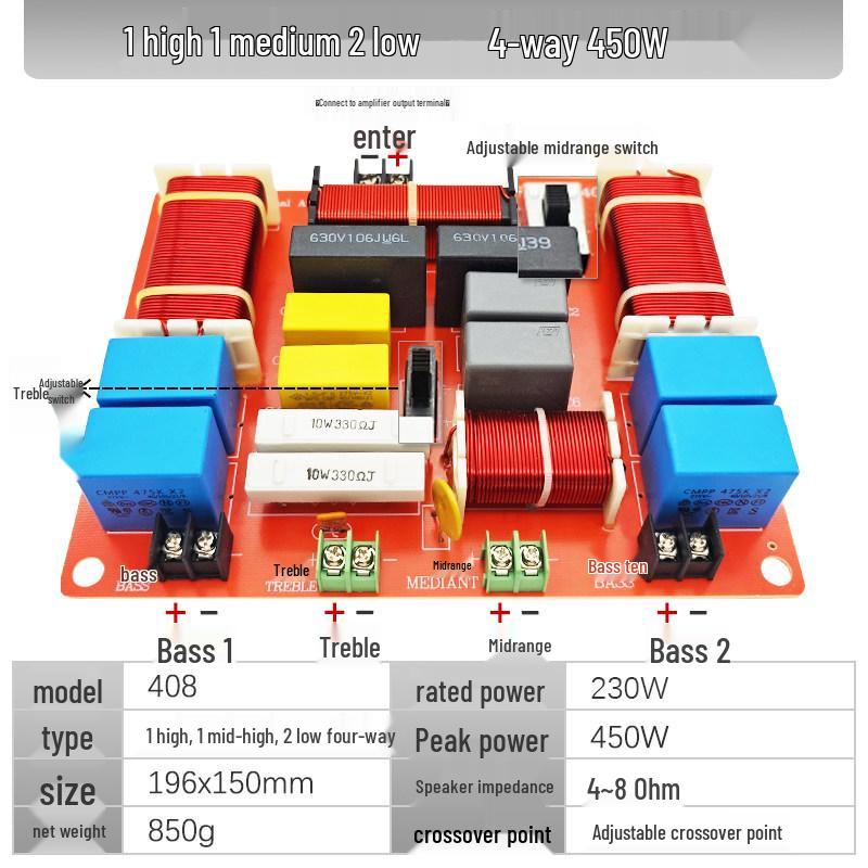 DIY High-Power, No-Weld Speaker Crossover: 2-Way to 5-Way HIFI