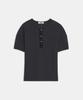 LABELARCHIVE W Iona Sculpted Rib Henley Coal