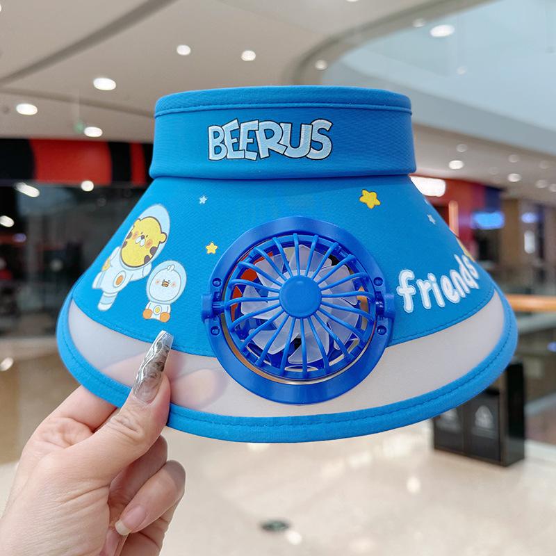 Children's Hat Solar Fan Hat Boys and Girls Large Brim UV Sun Protection Sun Protection Summer Sun Hat