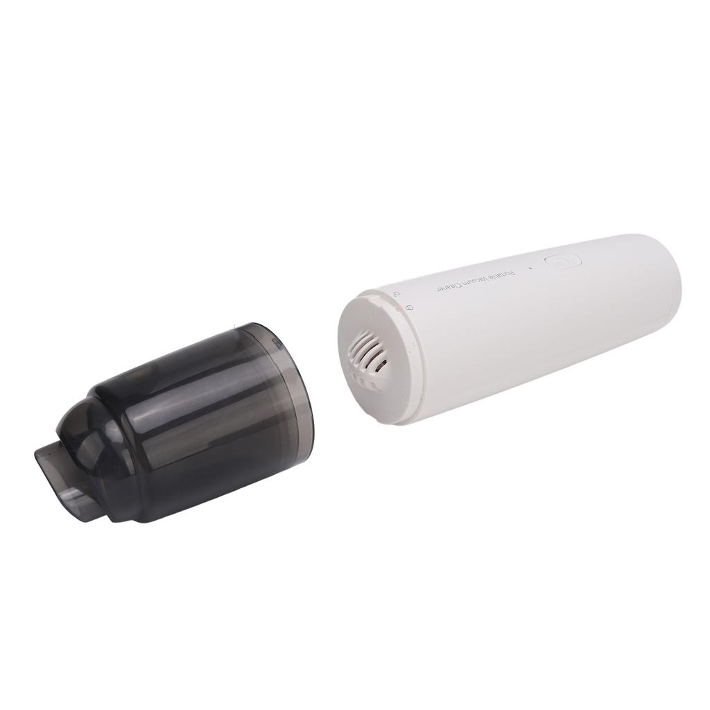 Car Vacuum Cleaner 2 Suction Gears Efficient Filtration High Power Handheld Vacuum Cleaner White