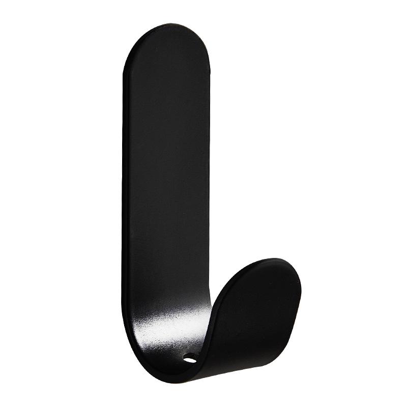 No-Drill Wall-Mounted Metal Hooks for Bathroom, Door, Hat, and Coat – Strong Adhesive Iron Hardware