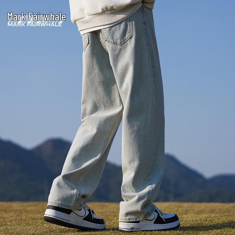 Mark Fairwhale Men's Loose Straight-Leg Jeans