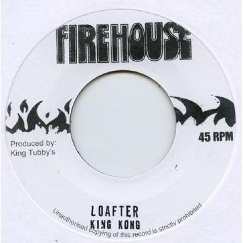 

7inch Record KING KONG - Loafter KT026 Firehouse 1986 UK Reggae, Ska & Dub