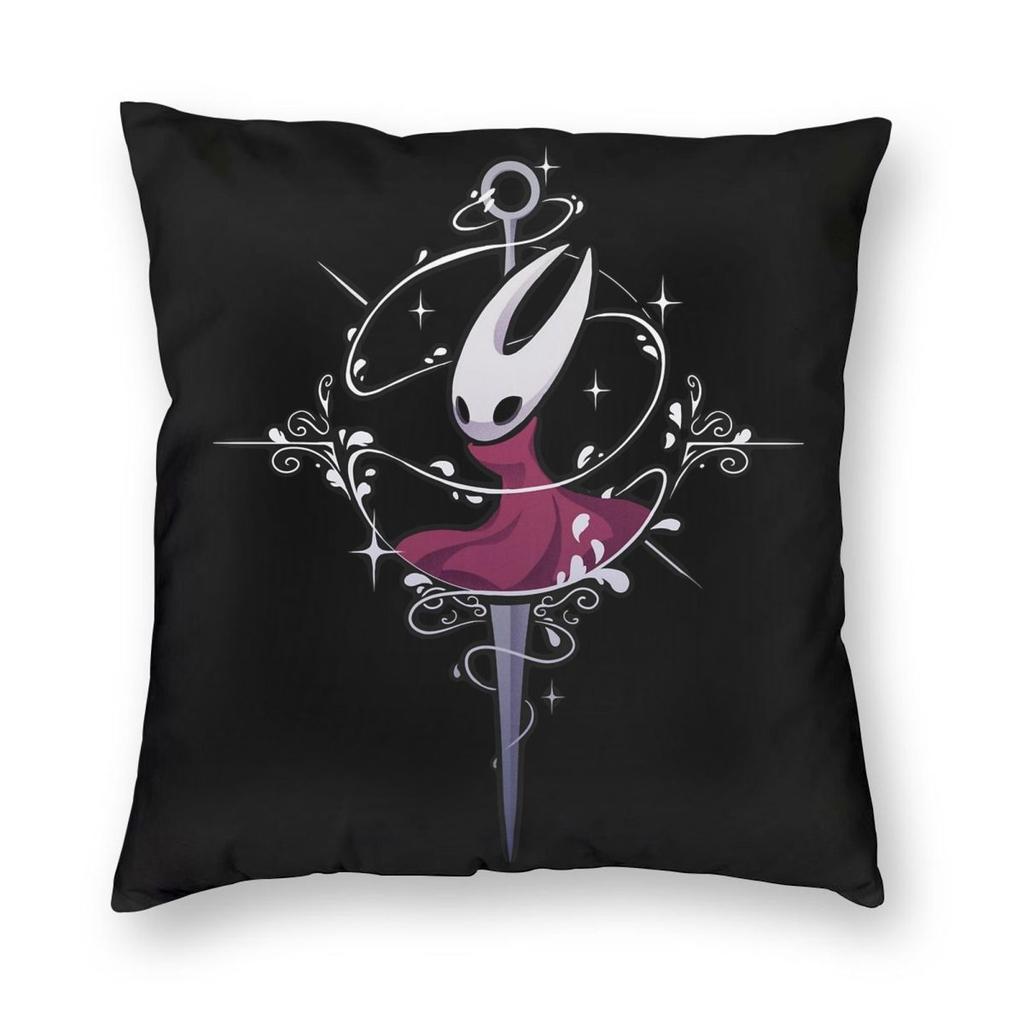 Spiel Hollow Knight Silksong Kissenbezug Doppelseitiger Druck Polyester Kissenbezug Dekor Kissenhülle Zuhause Quadratisch 45*45cm