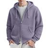 Men's  Leisure  Waverg  Double  Zipper  Hooded  Hood  Hoodie  Coat