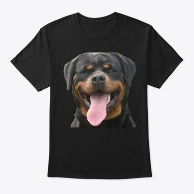 Rottweiler Face T-Shirt Made In the USA Size S To 5XL Unisex T-Shirt