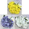 Elegant Hydrangea Artificial Flower Set With Silk Fabric For Home Decor And Wedding Arrangements