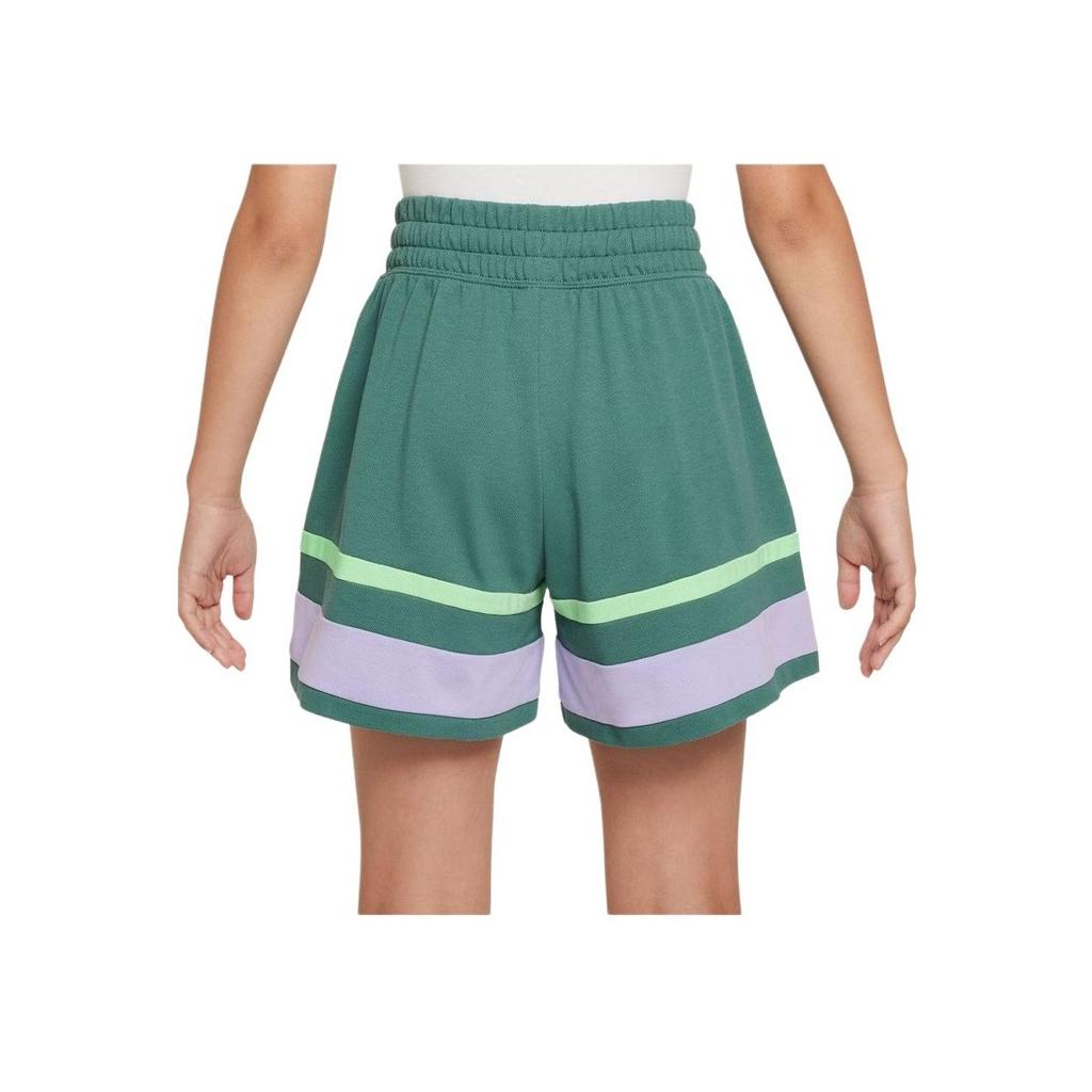 Nike NSW Novelty Capsule Loose Elastic Straight-Leg Contrast Casual Shorts Men Bottoms Coastal-Blue Hydrangea Vapor-Green FV0190-361
