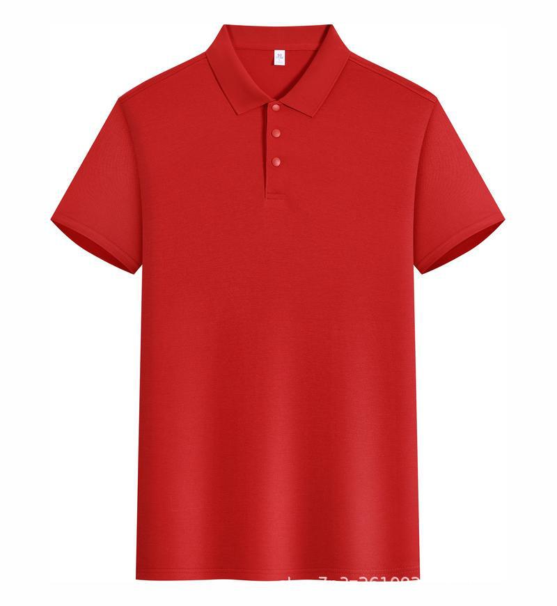 Men's Business Lapel Polo Shirt with Custom Logo Printing