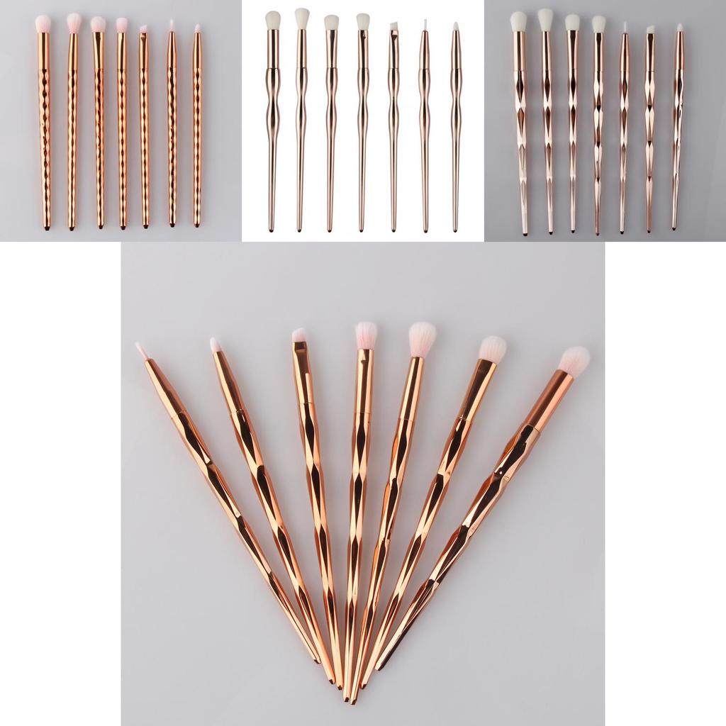 Eye Shadow Brush Set With Synthetic Fibers For Makeup Enthusiasts And Professionals