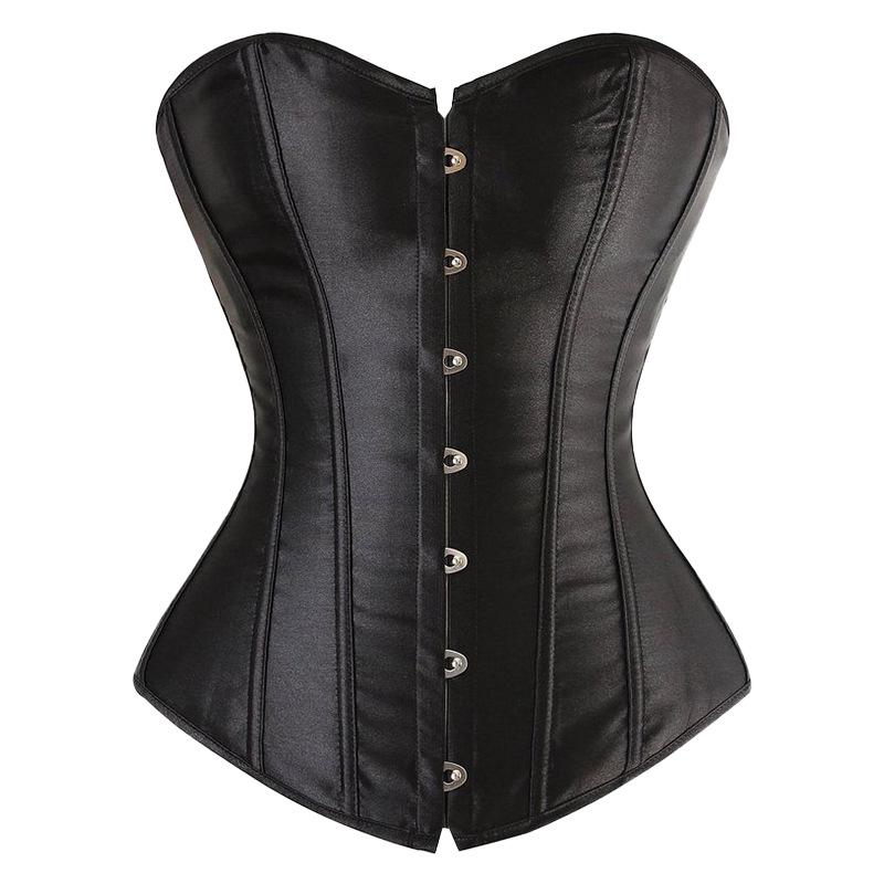 

Европейский и американский минималистичный корректирующий корсет для живота с регулировкой для женщин 6XL чёрный