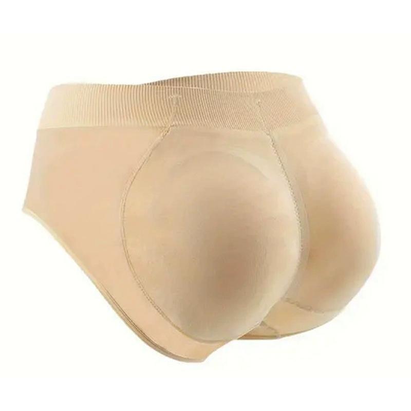 Women's Butt Liner Shaping Briefs Detachable Sponge Pad Buttocks Pants