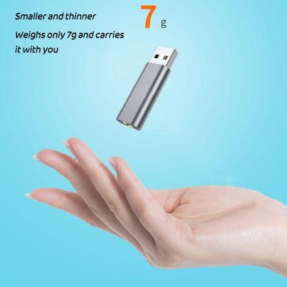 USB To 3.5mm Headphone 3.5mm Adapter 2 in 1 External Stereo-Sound Earphone Jack Adapter Audio Mini Wired Headset Converter