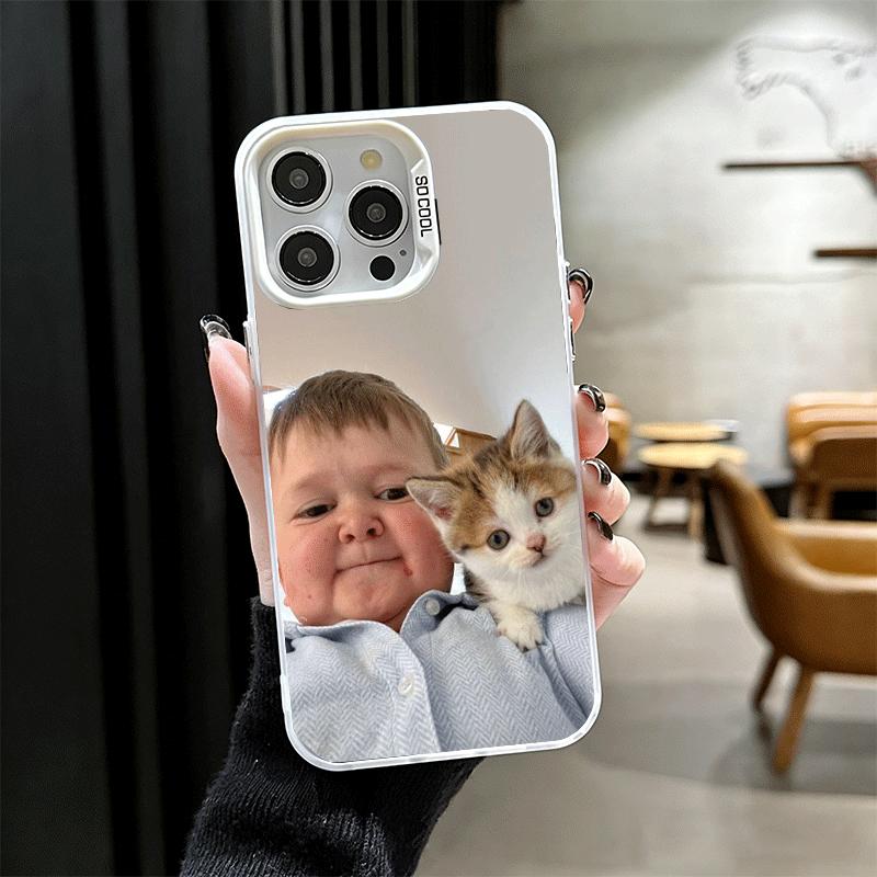 Lustige Babaite Hasbulla Stoßfeste Handyhülle für iPhone 17 Air 16 16E 15 Pro Max 14 Plus 13 Mini 12 Rückseite Anti-Fall Fundas