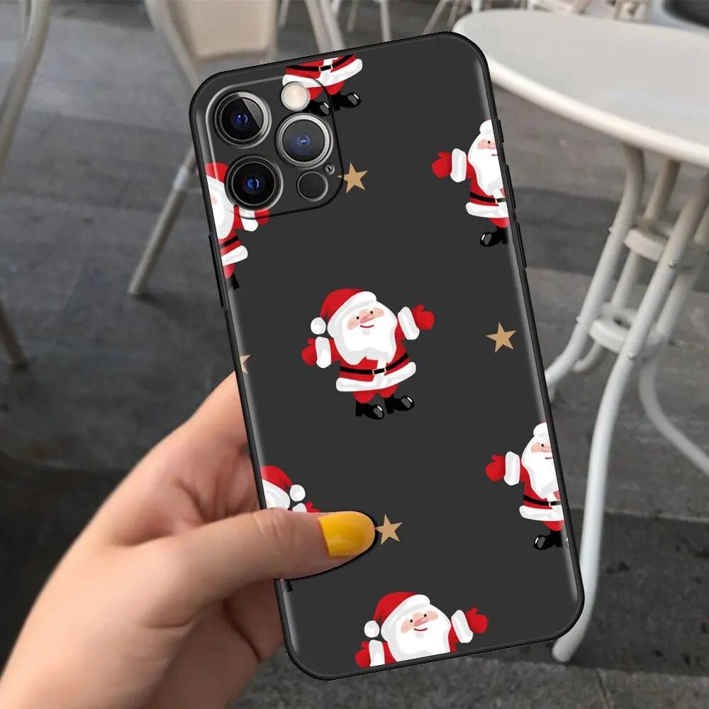 Cartoon Christmas Phone Case For iPhone Samsung Galaxy Redmi Xiaomi Oppo OnePlus Note S A 7 8 9 10 11 12 13 14 20 21 22 23 53 54 Pro Max Plus Ultra