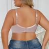 Women Plus Size Bras Lace Bralette with Wire No Foam Pad Thin Brassiere 75C-100C 80D-105D
