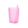 Simplicity Beverage Cup Lidless Drink Cup Creative Straw Drinkware