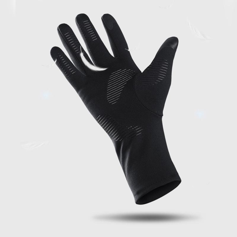 Winter Thermal Warm Full Finger Gloves Cycling Anti-Skid Touch Screen Warm Gloves for Winter Outdoor
