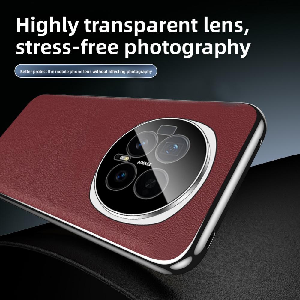 For Huawei Honor Magic 8 Pro Case Luxury PU Leather Skin Lens Protective Back Cover Case For Honor Magic 8 8Pro Phone Shell
