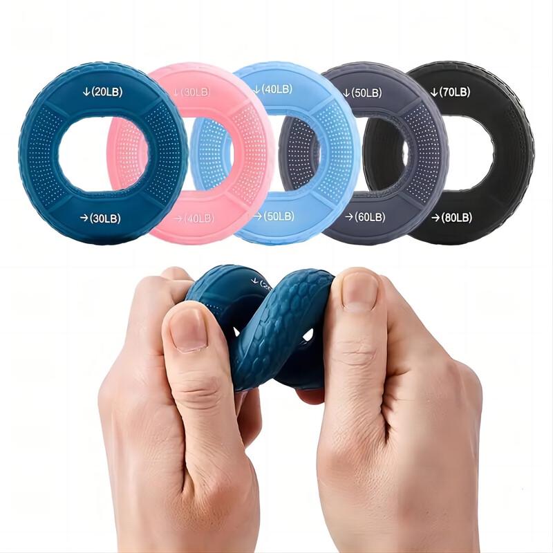 Silicone Hand Grip Exerciser (3-Pack)